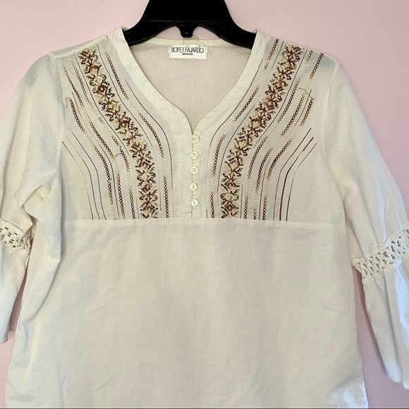 Boyet Fajardo Embroidered Top - Picture 2 of 6